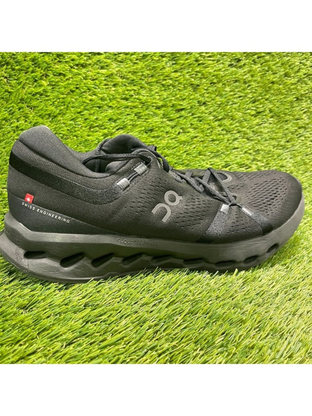On Cloudsurfer 2 Mens Size 10.5 Black Athletic Running Walking Shoes Sneakers